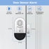SANJIE Door Alarm for Home Wireless Door Alarms for Kids Safety with 120dB, Window Door Open Alarm Sensor for Dementia Patients Safety, Pool Silve...