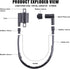 Ignition Coil Compatible with Yamaha PW 50 PW50 1981-2009 PW 80 PW80 1981-2009...
