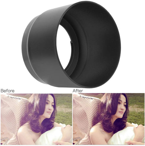 ET-65B Mount Lens Hood, Plastic Material Solid Lens Hood for Canon EF 70-300mm f/4.5-5.6 DO is USM EF 70-300mm f/4-5.6 is USM Lens...