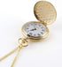 I-MART Smooth Vintage Pocket Watch with Chain (Gold)...
