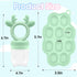 2 Sets Silicone Breastmilk Popsicle Molds with Baby Food Feeder, BPA Free Fruit Feeder Pacifier with Frozen Ice Tray for Baby Feeding Safely, Infa...