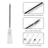 100 Pack Lab Tools 16Ga 1.25Inch (Individually Wrapped) 18Ga, 23Ga, 25Ga,21Ga, 22Ga, 27Ga, 30Ga, Industrial Dispensing Accessories, Luer Lock...