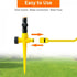 360° Rotation Auto Irrigation System Garden Lawn Sprinkler Patio, Garden Sprinkler Lawn Sprinkler, 90°/180°/360°, Adjustable at Will for Outdoor G...