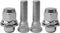 M12x1.5 Wheel Lug Stud Nut Set 1.46" Tall Nuts Compatible with Toyota Camry Corolla Tacoma 4Runner Avalon Prius Yaris RAV4 Reiz Lexus CT200h ES300...
