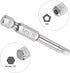 H4 Pentagon Screwdriver Bit 1/4" Hex Shank 2" Length Magnetic Security Screw Driver Power Tool...