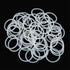 X AUTOHAUX Silicone O-Rings, 38mm OD 31.8mm ID 3.1mm Width VMQ Seal Gasket for Compressor Valves Pipe Repair, White, Pack of 50...