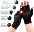 Copper Arthritis Gloves for Women Men, Fingerless Breathable & Moisture Wicking Arthritis Compression Gloves for Computer Typing and Dailywork of ...
