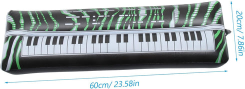 SAFIGLE 2pcs Inflatable Keyboard Musical Instrument Microphone for Kids Inflatable Toys for Kids Instruments for Kids PVC Inflatable Party Props C...