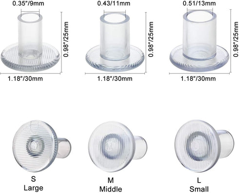 High Heel Protectors, OOTSR High Heel Stoppers for Any Weddings & Outdoor Events Protecting Shoe Heels, Stop Sinking at Grass/Gravel/Bricks and Cr...