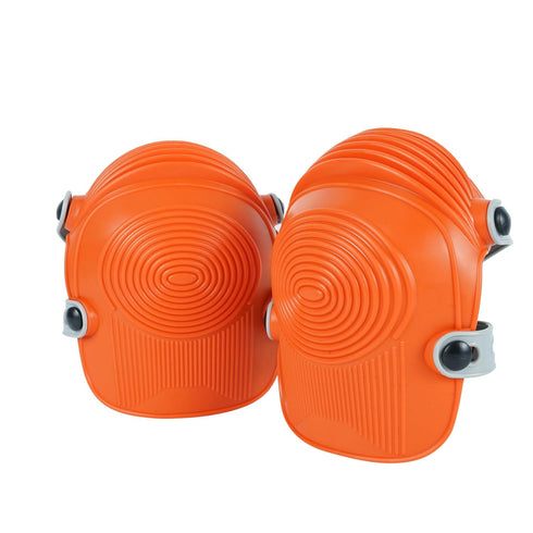 15-431 Ultraflex Non-Skid Premium Protective Gear with Flexible Design Plastic Kneepad, Orange...