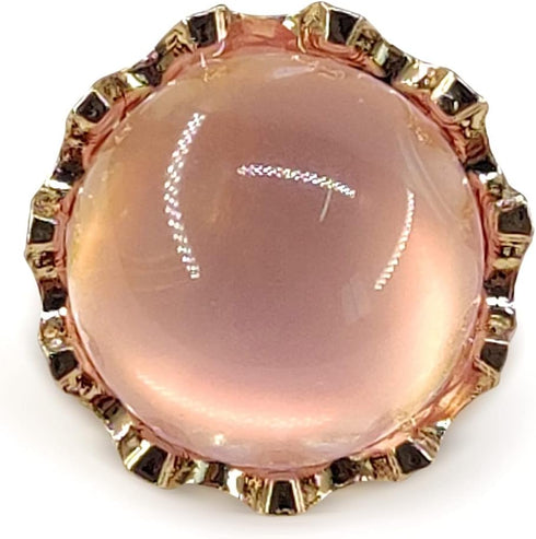 Translucent Glass Sewing Half Eggshell Base Shank Buttons 20 Pcs - 12.5mm, 1/2"...