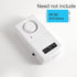 Window Glass Vibration Alarm with Super High Sensitivity, Door Alarm Vibration Sensors - Security Alarms for Glass Break Detection 120dB, Switch o...