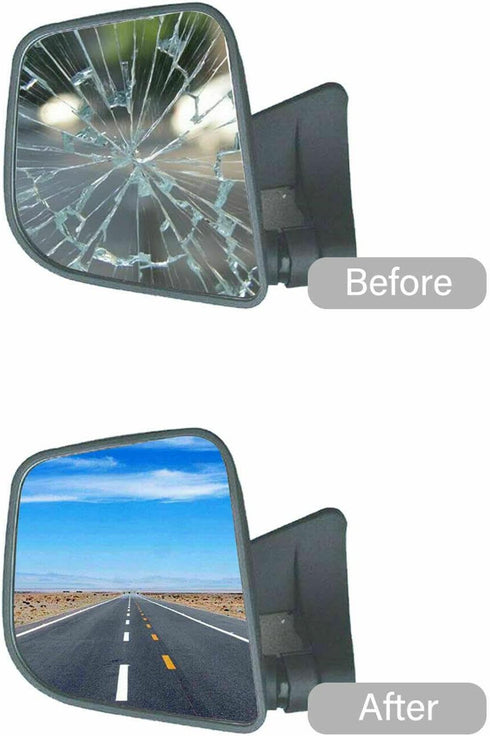 Mirror Glass fit for 2013 2014 2015 2016 2017 2018 Toyota Avalon 2012 2013 2014 2015 2016 2017 Toyota Camry Passenger Right Side RH Non Heated Rep...