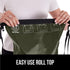 Gorilla Gear Heavy Duty 100% Waterproof IPX 6 Dry Bag, Tear and Puncture Resistant Bags for Kayaking Boating Hiking Camping Swimming Water Sports,...