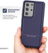 ENCASED Rebel Series Designed for Samsung Galaxy S21 Ultra Case Purple, Protective Heavy Duty Phone Case (Purple)...
