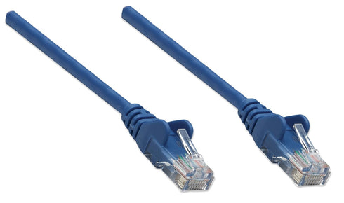 Intellinet Network Solutions Cat5e RJ-45 Male/RJ-45 Male UTP Network Patch Cable, (319874), Blue, 7.5 m (25 ft)...