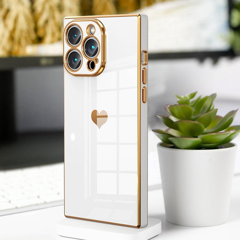 Tzomsze Compatible with Square iPhone 14 Pro Max Case for Women, Cute Cases Full Camera Protection, Reinforced Corners TPU Cushion Shockproof Edge...