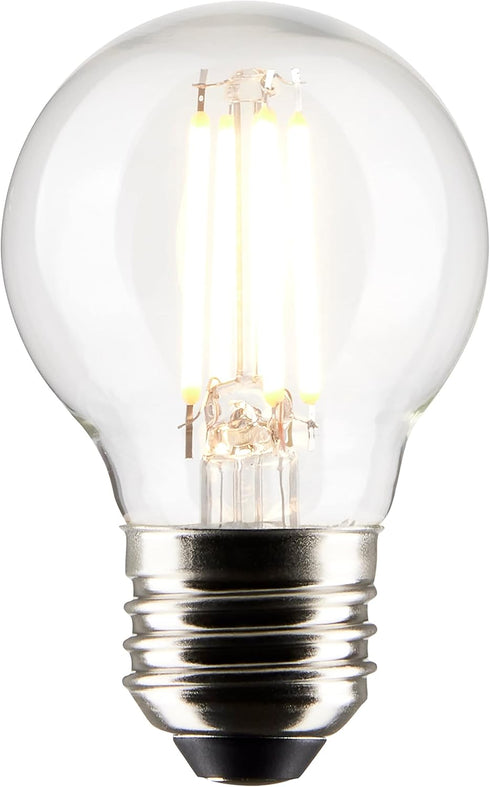 Satco 4-Watt LED E26 Light Bulb, 2700K, 15000 Hour Rating, Dimmable...