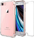 iPhone SE 2nd 2020 New/iPhone SE 3 2022, iPhone 8, iPhone 7 Case, Screen Protector Slim Shock Absorption Reinforced Corner Soft TPU Silicone Clear...