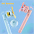 Mini Portable Fan, Personal Mini Handheld Fan, Replaceable Battery Small Pocket Fan, Adorable Cartoon Little Fan for Travel Indoor Outdoor, Summer...