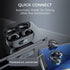 Wireless Ear Clip Bone Conduction Earbuds, Bluetooth 5.3, Up to 18 Hours Playtime, 350mAh Battery, Lightweight, Wireless Bluetooth Earbuds for Cyc...