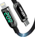 AICase USB C to L ightning Cable, 10FT Charging Syncing Cord with LED Display Compatible with iPhone 13 13 Pro 12 Pro Max 12 11 X XS XR 8 Plus, Ai...