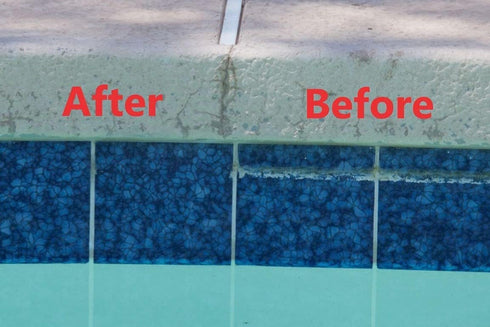 Pool Tile Cleaning Tool - Drill Attachment Cleaning Pad Removes Calcium and Hard Water Spots from Waterline Pools Tile (1 Pad)...
