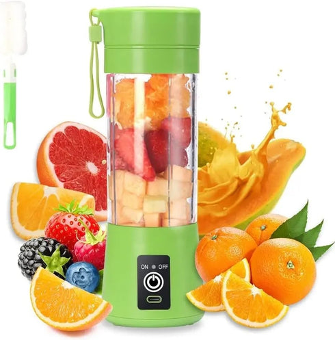 Portable Blender Cup,Electric USB Juicer Blender,Mini Blender Portable Blender For Shakes and Smoothies, juice,380ml, Six Blades Great for Mixing....