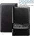 Sooez Leather Professional Business Card Book Holder Organizer, 240 Card Capacity PU Name Card Credit Cards Booklet (Purple)...