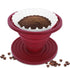 Prasacco Pour Over Coffee Maker Collapsible Pour Over Coffee Dripper Portable Camping Coffee Maker Reusable Silicone Pour Over Coffee Filter for B...