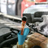 Multi-Function Plastic Long Neck Oil Funnel - for All Automotive Oils Lubricants Engine Oils Water Diesel Fuel Kerosene and Other Liquids (1 Blue ...
