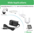 Security-01 AC to DC 12V 2A Power Supply Adapter,compatible with Security Camera/DVR/NVR/Led Strip Lights,UL Listed...