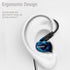 Noise-Isolating Musician's in Ear Monitor, Wired Karaoke Over Ear Headphones with Microphone,Sport Earbuds for Running,Jogging,Gym,Compatible with...