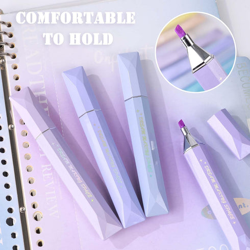 12 Colors Bible Highlighters with Shinny Dry Fast No Bleed Bible Highlighter Pastelfor Notes School and Office Supplies (Shinny pack of 12)...