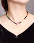 Drusy Quartz Amethyst /7 Chakra Beaded Choker Necklace for Women Real Healing Crystals and Gemstone Yoga Meditation Reiki Spiritual Jewelry for Wo...