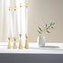 Kemladio 4 pcs 10 inch Taper Candles, Burning Unscented Tapered 7.5 hrs, Fancy Dinner,Tall Candle Sticks, Halloween Party Decorations (4pcs, White...