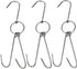 TIHOOD 3 PCS 9.4" Stainless Steel Double Meat Hooks Roast Duck Bacon Shop Hook BBQ Grill Hanger Cooking Tools Accessories (9.4" X3)...