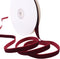 10 Yards Velvet Ribbon Burgundy Velvet Fabric Ribbon Trim Single Face Spool Satin Velvet Ribbon for Gift Wrapping Bow Making Christmas Decoration...