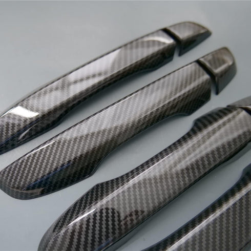 Door Handle Cover Trim for Honda Civic 2016 2017 2018 2019 2020(Carbon Fiber No Keyless Holes)...