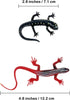 Plastic Lizard Toys Artificial Model Reptile Realistic Rubber Lizard Animal Figures for Halloween Party Decoration, Practical Joke and Educational...