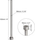 uxcell Straight Ejector Pins, 4mm (5/32") Dia. 65Mn Steel Round Tip Punch 100mm (4") Long for Mechanical Maintenance 5Pcs...