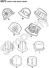 Simplicity US8573A Vintage Fashion Women's Flapper Hats Sewing Patterns By Rebecca Huber, Sizes S, M, and L...