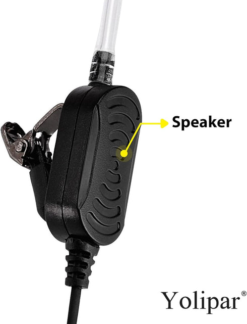 New HD-Mic Single-Wire Earpiece Surveillance Kit Compatible with Retevis BaoFeng, BTECH, Kenwood, Arcshell AR-5 Walkie Talkie with PTT Mic Tanspar...