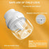 Electric Garlic Chopper Mini, Garlic Masher Crusher Mincer, Mini Food Processor Small with Garlic Peeler And Spoon, 100ML/3.3FL OZ, White...
