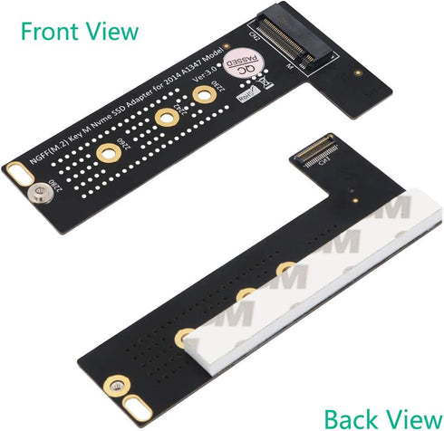 PCI-E x4 x2 M.2 NGFF M-Key NVME AHCI SSD Converter Card Adapter Raiser for MacBook Mini A1347 2014 MEGEN2 MEGEM2 MEGEQ2 NVME SSD...