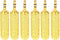 6PCS 3.5mm 1/8" Male Plug TRS to 6.35mm 1/4" Female Stereo Jack Adaptor-Gold Plated Converte,for Audio Earphone,Headphones ect...