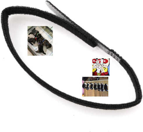 LQ Industrial ID Band 12PCS 10x400mm/0.39x15.7inch Colourful Adjustable Whelping Collars for Newborn Puppy Kitten Pet Tag...