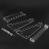 Pipette Rack, Organic Glass Trapezoid Pipette Supporting Holder Pipette Bracket with 1.5cm Hole...