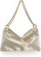 FEICHANGHAO Women's Satin Evening Handbag Shoulder Bag Wedding Prom Formal Clutch Party Purses...