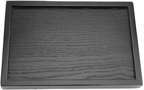 Solid Wood Serving Tray Rectangle Shape Tea Coffee Drinks Plate Snack Food Meals Breakfast Restaurant Platter Dining Tableware(8.66 x 5.91 inch)...